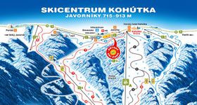 Pistenplan Skicentrum Kohutka