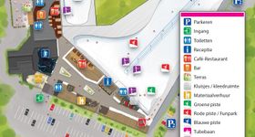 Pistenplan Skihalle SnowWorld Rucphen