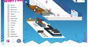 Pistenplan Skihalle Snow Factor Glasgow