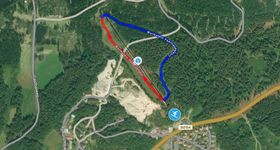 Pistenplan Skilift Wurmstein Flossenbürg