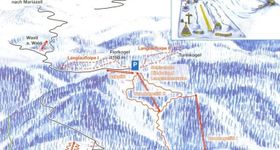 Pistenplan Skilifte Puchenstuben
