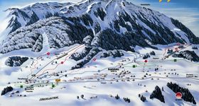 Pistenplan Skilifte Raggal