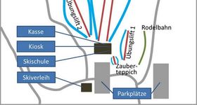 Pistenplan Skilifte Sinswang