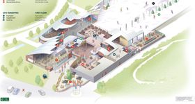 Pistenplan Skihalle SnowWorld Amsterdam