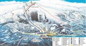 Pistenplan Sogn Skisenter