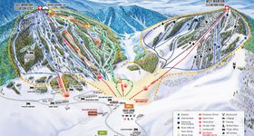 Pistenplan Sol Vista Basin Granby Ranch