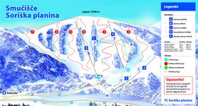 Pistenplan Soriška Planina