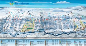 Pistenplan Tänndalen