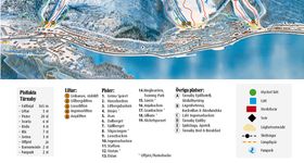 Pistenplan Tärnaby