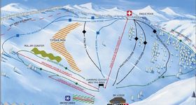 Pistenplan Tahoe Donner Downhill