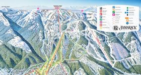 Pistenplan Tamarack Resort