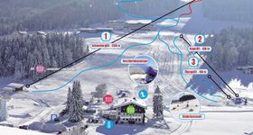 Pistenplan Schneeberglifte Thiersee