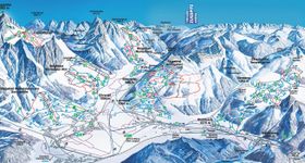 Pistenplan Tiroler Zugspitz Arena