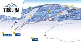 Pistenplan Tirolina
