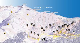 Pistenplan Uludağ Ski Center