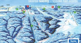 Pistenplan Sachty - Vysoke nad Jizerou