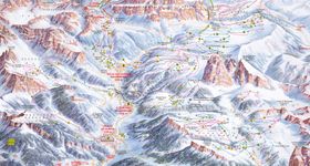 Pistenplan Val Gardena – Gröden