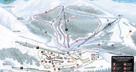Pistenplan Vall de Núria