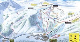 Pistenplan Vallter 2000