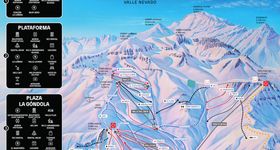 Pistenplan Valle Nevado