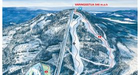 Pistenplan Varingskollen