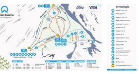 Pistenplan Volcán Osorno