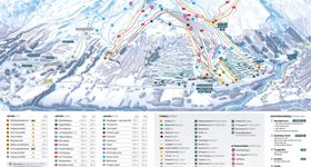 Pistenplan Myrkdalen