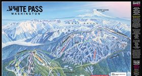 Pistenplan White Pass Ski Area