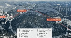 Pistenplan Whitewater Ski Resort