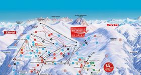 Pistenplan Wildkogel-Arena Neukirchen & Bramberg