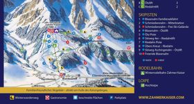 Pistenplan Zahmer Kaiser