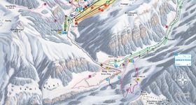 Loipenplan Malbun (Steg - Valüna)