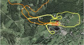 Loipenplan Bedrichov (Friedrichswald)