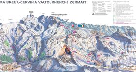 Loipenplan Breuil Cervinia