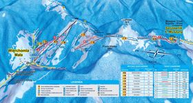 Loipenplan Dwie Doliny Muszyna Wierchomla