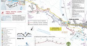 Loipenplan Forni di Sopra - Lorenzago di Cadore