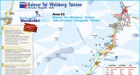 Loipenplan Gsieser Tal - Welsberg - Taisten