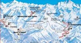Loipenplan Kals - Matrei - Virgen - Prägraten (Nationalpark Hohe Tauern)