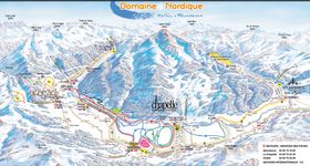 Loipenplan La Chapelle d'Abondance