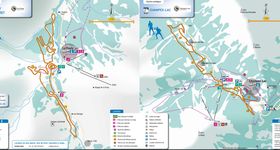 Loipenplan La Fouly Val Ferret