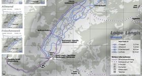 Loipenplan Langis bei Sarnen