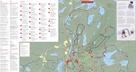 Loipenplan Ruka-Kuusamo