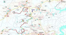 Loipenplan Rund um den Kuhberg - Stützengrün