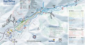 Loipenplan Sun Valley Nordic Center