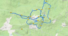 Loipenplan Salzburger Kopf - Stein-Neukirch