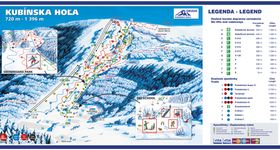 Loipenplan SKI PARK Kubinska hola