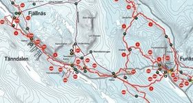 Loipenplan Tänndalen