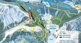 Loipenplan Tamarack Cross-Country Ski Center