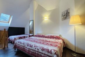 Attic one-bedroom apartment