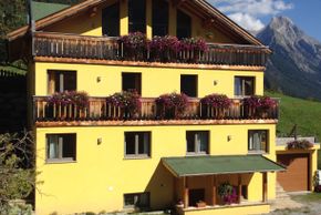 Haus Aperies with its great view in summer